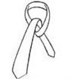 The Windsor Knot Tie Step 2